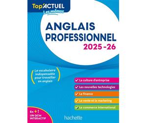 Top'Actuel Anglais professionnel 2025-2026 - Ingela Armand - Hachette Education - broché - Méthode de langue