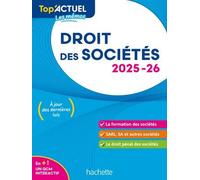 Top'actuel Droit Des Sociétés 2025-2026
