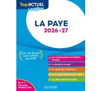 Top'Actuel La paye 2026-2027 - Sabine Lestrade - Hachette Education - broché - Manuel