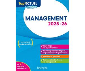 Top'Actuel Management 2025-2026 - Hamza Merabet - Hachette Education - broché - Etude