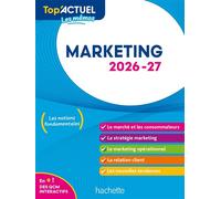 Top'Actuel Marketing 2026-2027 - Hamza Merabet - Hachette Education - broché - Manuel