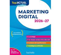 Top'Actuel Marketing digital 2026-2027 - Lionel CHERPIN - Hachette Education - broché - Manuel