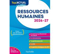 Hamza Merabet – Top'Actuel Ressources Humaines (RH) 2026-2027 – Manuel broché