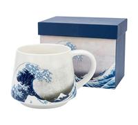 Topadorn The Brithsh Museum Tasse à café en porcelaine Motif The Great Wave, 355 ml