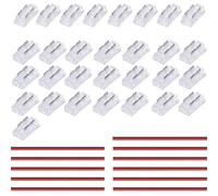TOPAI 8pcs 22pcs 22AWG 15cm Rallonge électrique pour Bande LED COB 5mm 2 Broches Connecteur Transparent Sans Soudure
