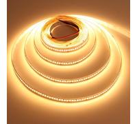 TOPAI Ruban LED 24V 5M Blanc Chaud 3000K SMD 2835 Autocollant 2400lm/m