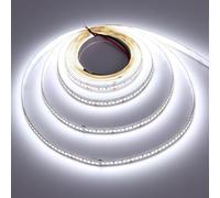 TOPAI Ruban LED 24V 5M Blanc Froid 6000K SMD 2835 Autocollant 2400lm/m