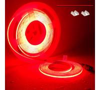TOPAI Ruban LED COB 12V IP65 Étanche 5M Rouge Intérieur Extérieur