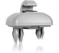 TOPALLI - Crochet Pare-Soleil Pour Voiture, Clips Pour Fixation Pare-Soleil De Compatible avec A1, A3, A4, A5, Q3, Q5, A7, B6, B7, B8, S4, S5, Fixation Pour Pare-soleil Gris