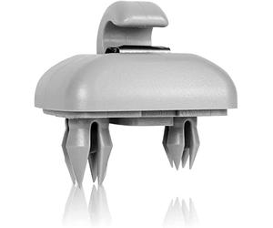 TOPALLI - Crochet Pare-Soleil Pour Voiture, Clips Pour Fixation Pare-Soleil De Compatible avec A1, A3, A4, A5, Q3, Q5, A7, B6, B7, B8, S4, S5, Fixation Pour Pare-soleil Gris