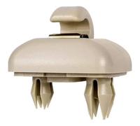 TOPALLI - Intérieur Pare-Soleil Pince à Crochet Support Compatible avec Audi A3 A4L A5 A6L A7 Q5 Q3 Beige