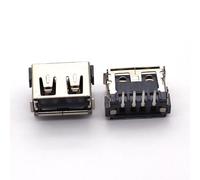 Topalli - x2 USB Einbaubuchse Kurz Short Jack Typ A Reverse Compatible avec Acer Aspire 5532 5517 5920 692, Compatible avec Toshiba Satellie M805D Condeed C660D L450D, Connecteur de Charge 4 Broches