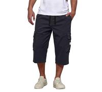Topassion Bermuda Homme Pantacourt Cordon Shortrunning Ample Shortcargo Multi-Poches Short 3/4 Voyage Pantalon De Travail Utilitaires Cargo Léger Casual Pantaloncargo pour Activités Quotidiennes