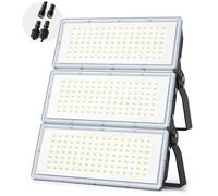 TOPAUBUB Projecteur Spot LED Extérieur 300W 30000LM - IP66 LED Exterieur Etanche Blanc Froid 6500K Lampe Phare Eclairage Extérieur pour Jardin Terrasse 1 Pièce
