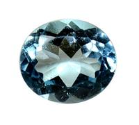 Topaze bleue naturelle Gemtsone 3 carats ovale pierre lâche pour fabrication de bijoux pierre de naissance à prix grossiste