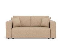 Topaze - canapé droit 2 places en simili - Beige