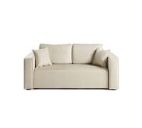 Topaze - canapé droit 2 places - en tissu - Beige