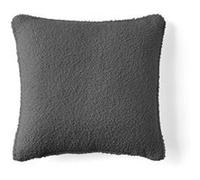 Topaze - coussin - en tissu bouclette - 40x40 cm - Gris Gris G