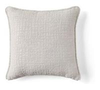 Topaze - coussin - en tissu velours relief - 40x40 cm - Ecru Ecru G
