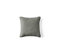 Topaze - coussin - en tissu velours relief - 40x40 cm - Gris