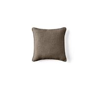 Topaze - coussin - en tissu velours relief - 40x40 cm - Taupe