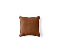 Bestmobilier - Coussin 40X40 cm Topaze en Tissu Velours Relief Terracotta - Salon