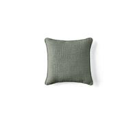Topaze - coussin - en tissu velours relief - 40x40 cm - Vert