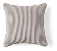 Topaze - coussin - en velours côtelé - 40x40 cm - Beige Beige G