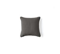 Topaze - coussin - en velours côtelé - 40x40 cm - Gris