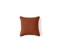 Topaze - coussin - en velours côtelé - 40x40 cm - Terracotta