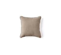 Topaze - coussin - en velours côtelé plat - 40x40 cm - Beige