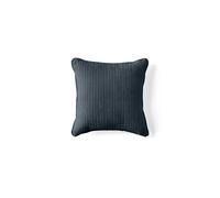 Topaze - coussin - en velours côtelé plat - 40x40 cm - Bleu