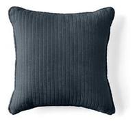 Topaze - coussin - en velours côtelé plat - 40x40 cm - Bleu Bleu G