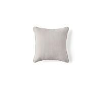 Topaze - coussin - en velours côtelé plat - 40x40 cm - Ecru