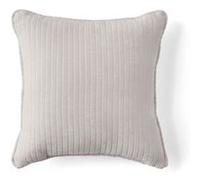 Topaze - coussin - en velours côtelé plat - 40x40 cm - Ecru Ecru G
