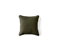 Topaze - coussin - en velours côtelé plat - 40x40 cm - Vert