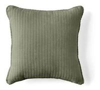Topaze - coussin - en velours côtelé plat - 40x40 cm - Vert sauge Vert sauge G