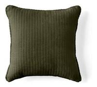 Topaze - coussin - en velours côtelé plat - 40x40 cm - Vert Vert G