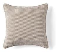 Topaze - coussin - velours texturé - 40x40 cm - Beige Beige G