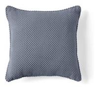 Topaze - coussin - velours texturé - 40x40 cm - Bleu grisé Bleu grisé G