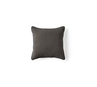 Topaze - coussin - velours texturé - 40x40 cm - Gris foncé