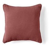 Topaze - coussin - velours texturé - 40x40 cm - Rose Rose G