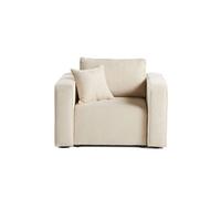 Topaze - fauteuil - en velours texturé - Beige