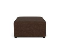 Topaze - pouf en simili - Marron