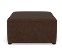 Topaze - pouf en simili - Marron Marron G