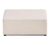 Topaze - pouf - en tissu bouclette - Beige Beige G