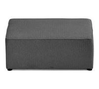 Topaze - pouf - en tissu bouclette - Gris Gris G