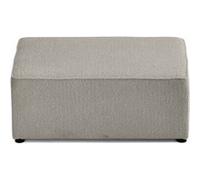 Topaze - pouf - en tissu bouclette - Taupe Taupe
