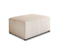 Topaze - pouf - en velours côtelé - Beige