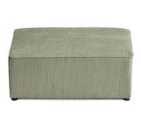 Topaze - pouf - en velours côtelé plat - Vert sauge Vert sauge